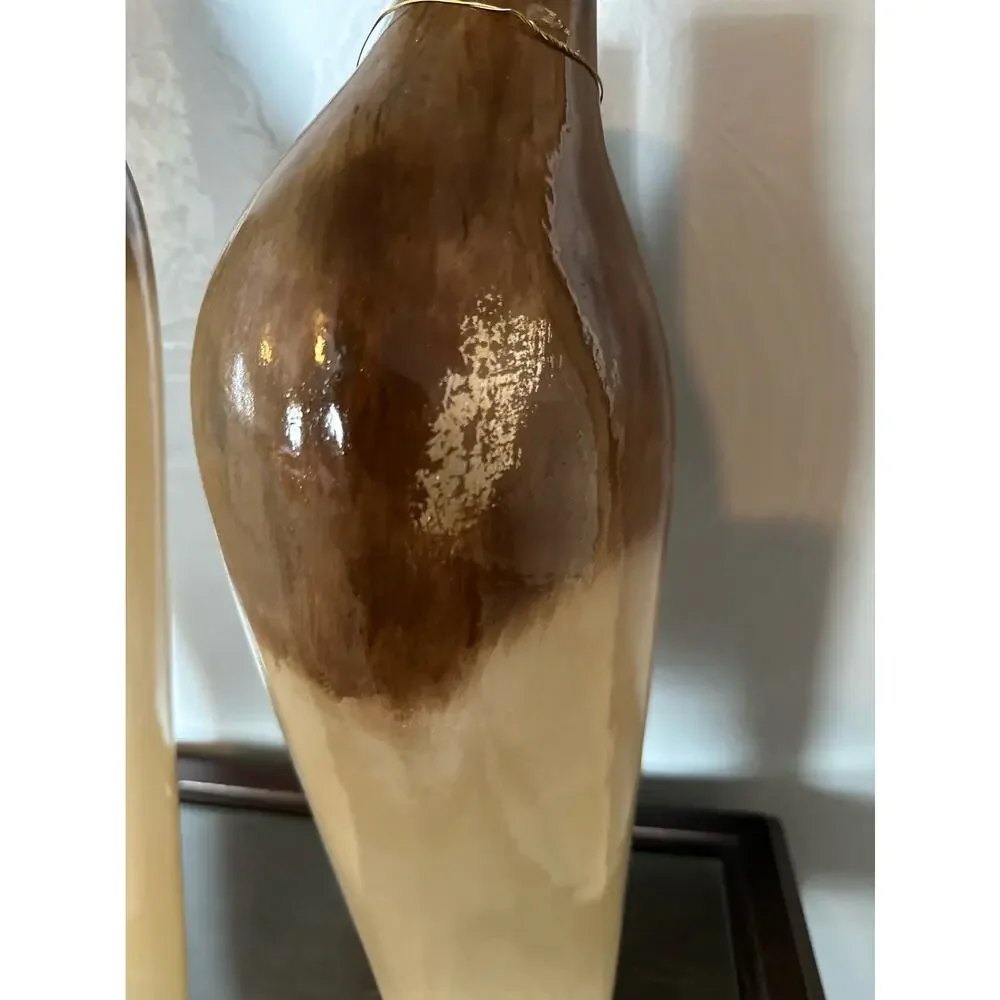 Neka Handmade Glass Table Vases, set of 2